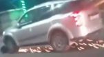 Lucknow Viral Video: Techie’s Speeding SUV Hits Scooty, Drags It for Kilometers; Siblings Thrown Off