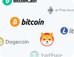Wide selection of cryptocurrencies Wide selection of cryptocurrencies in casinos